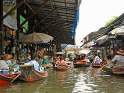 Bangkok floating market